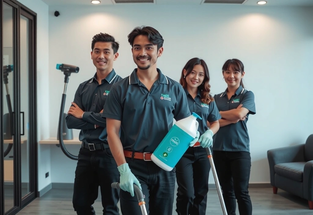 CleanHill professional cleaning team