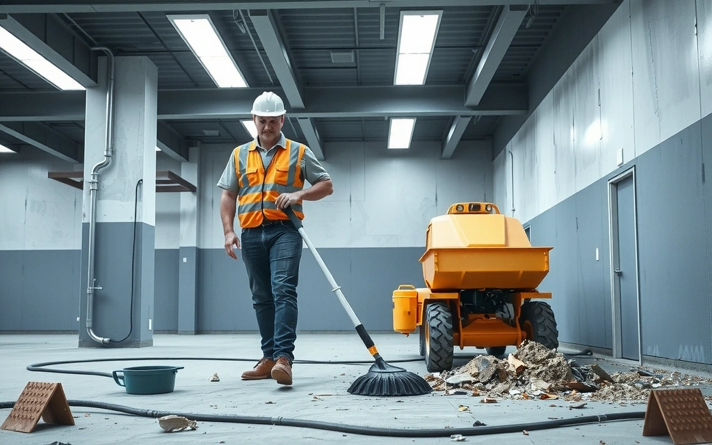 Post-construction cleanup service