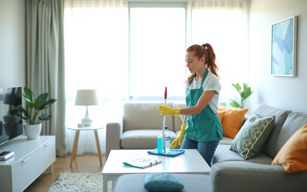 Regular house cleaning service